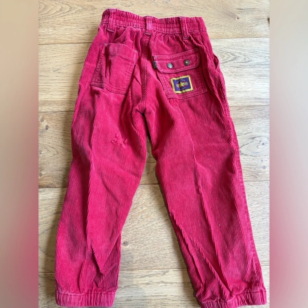 VTG little levis corduroy pants with levi’s patches 5